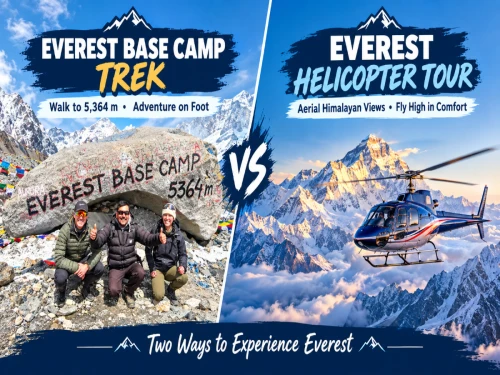 Everest Base Camp Trek vs Everest Helicopter Tour