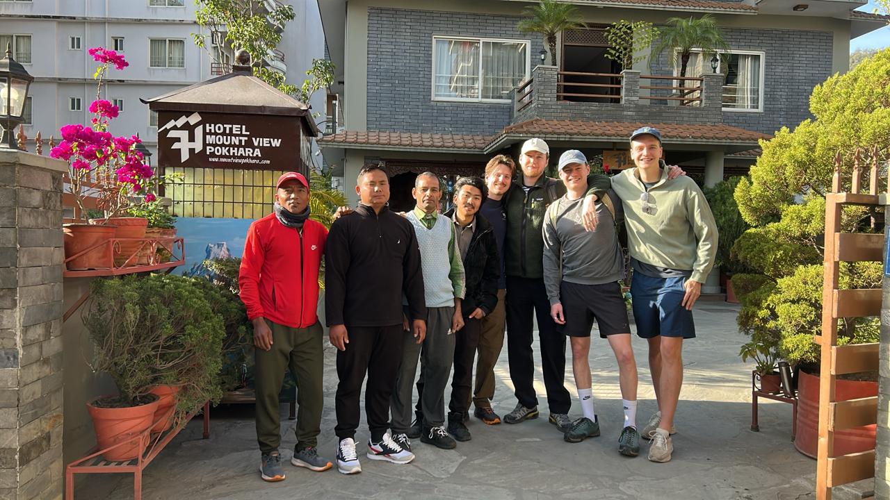 Ready for ABC at Pokhara