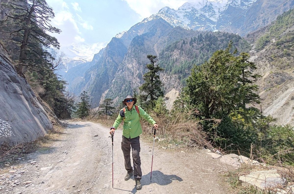 On the way to Thorong La Pass 5416m