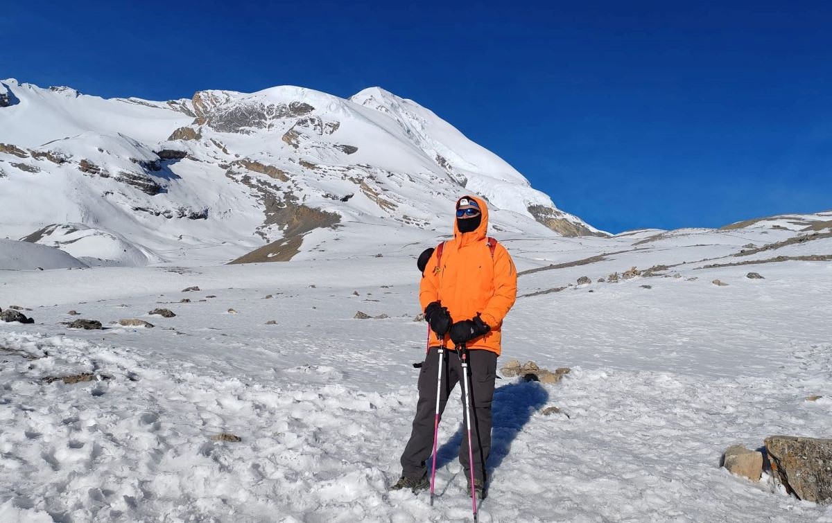 Way to Thorong La Pass 5416m