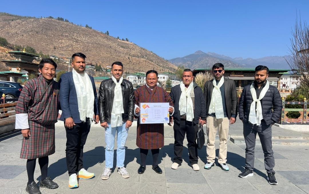 Mount Glory Treks Team at Paro International Airport