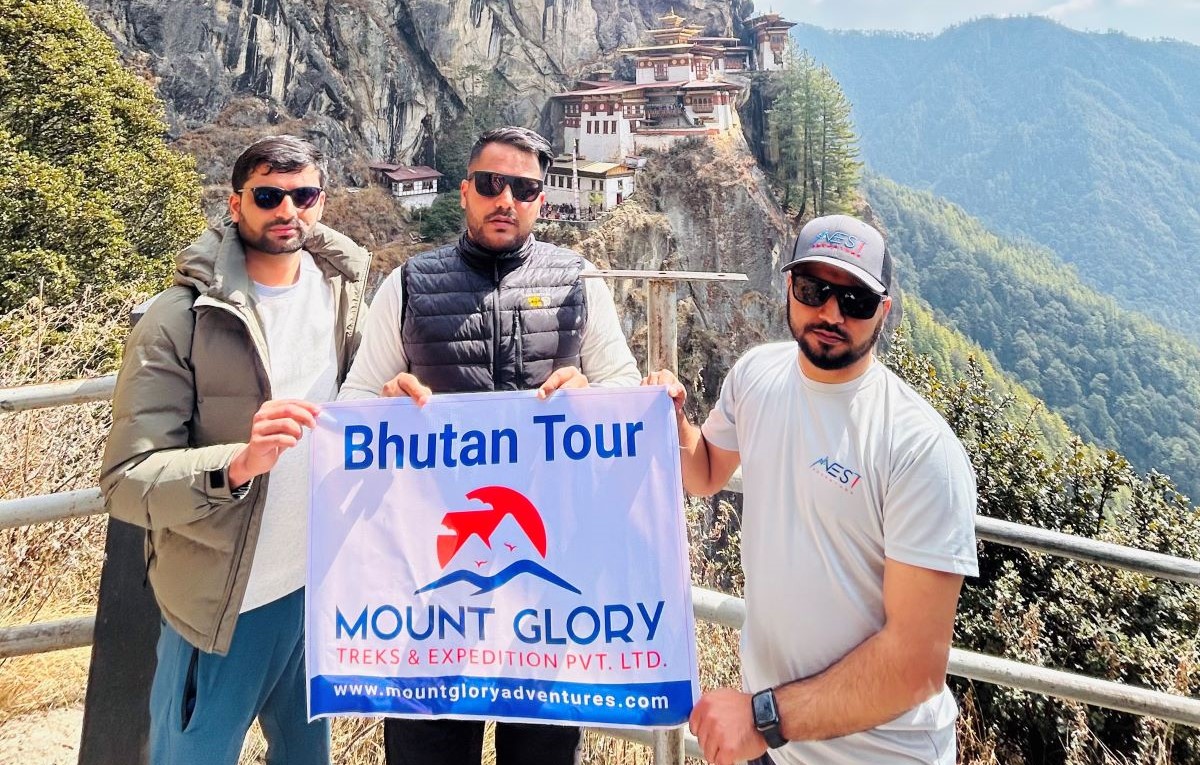Mount Glory Treks Team at Tiger Nest Monastery