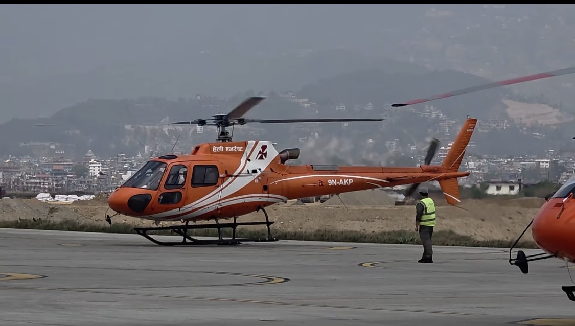 Ready to fly for Everest Helicopter Tour