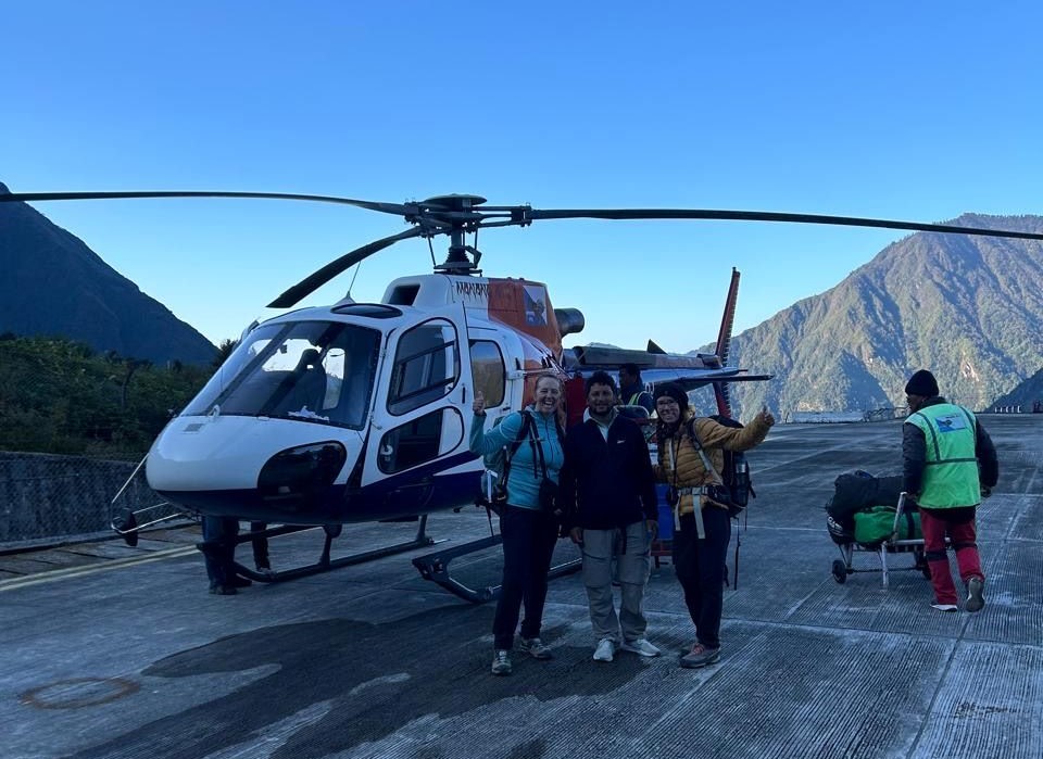 Reay to Fly Kathmandu with Our Guide Amy and Guests