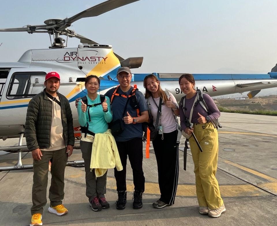 Ready to Fly During Everest Helicopter Tour