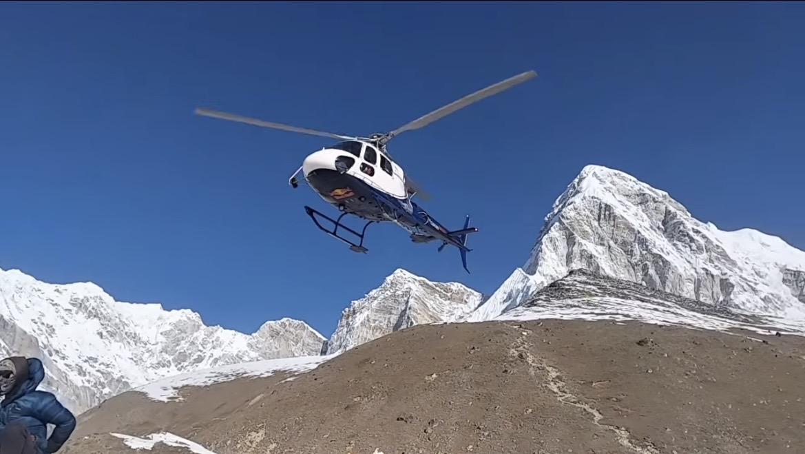 Fly over Everest Base Camp