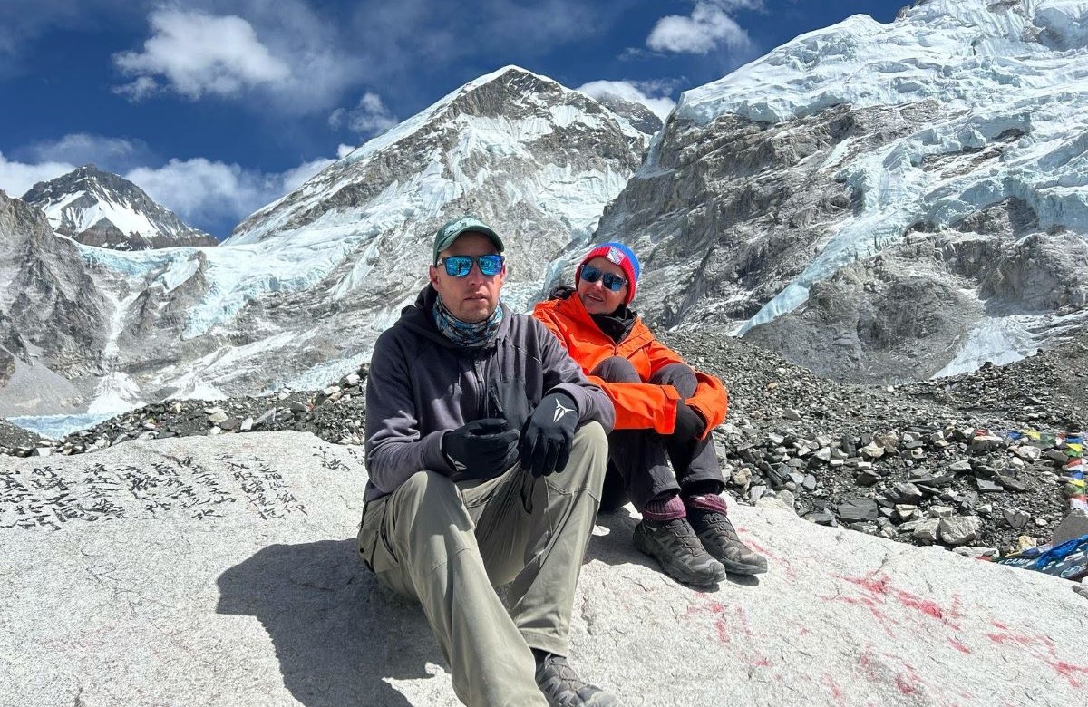 Happy Trekkers at Everest Base Camp 5364m