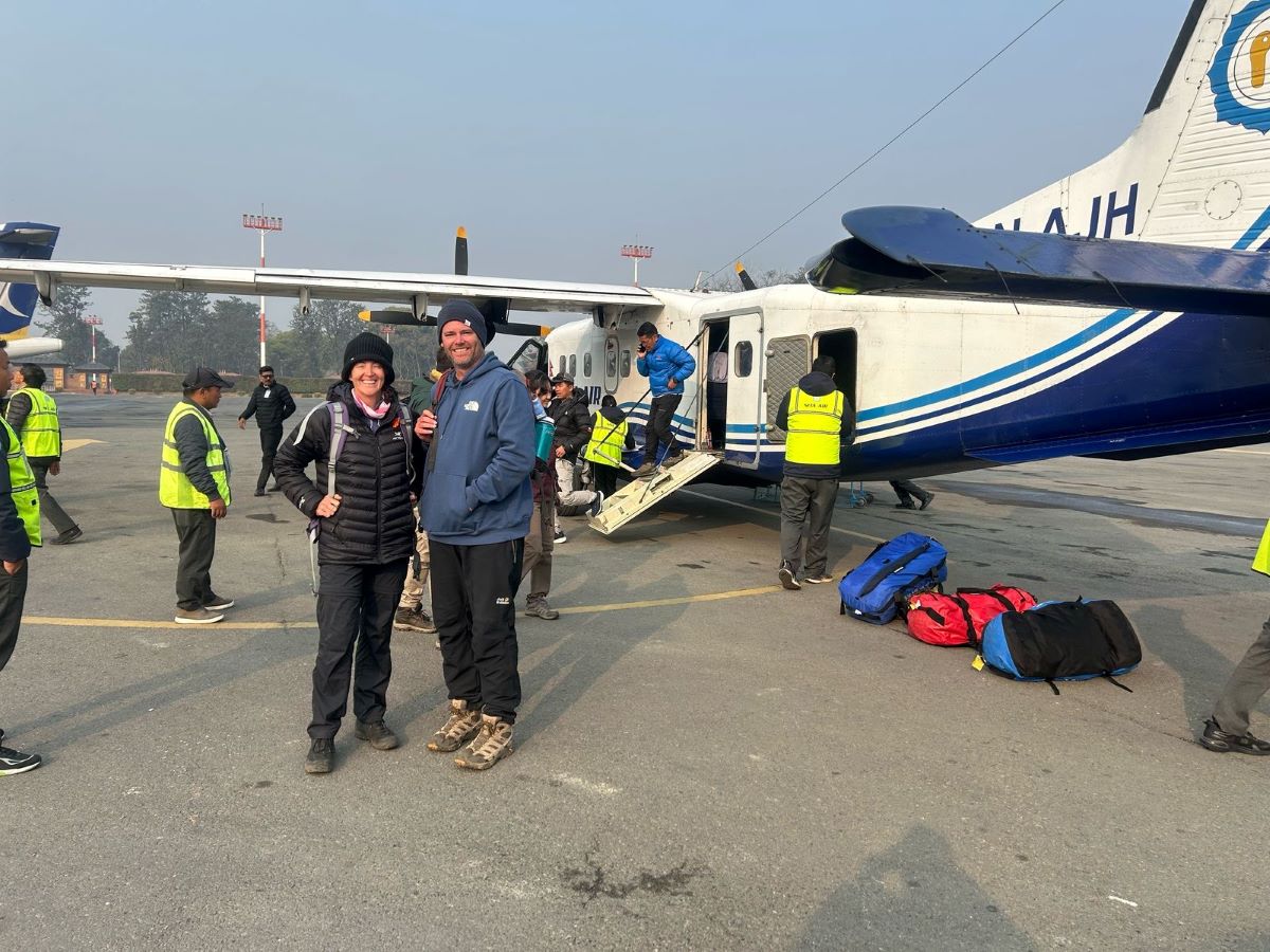 Ready to fly lukla from kathmandu for EBC Trek