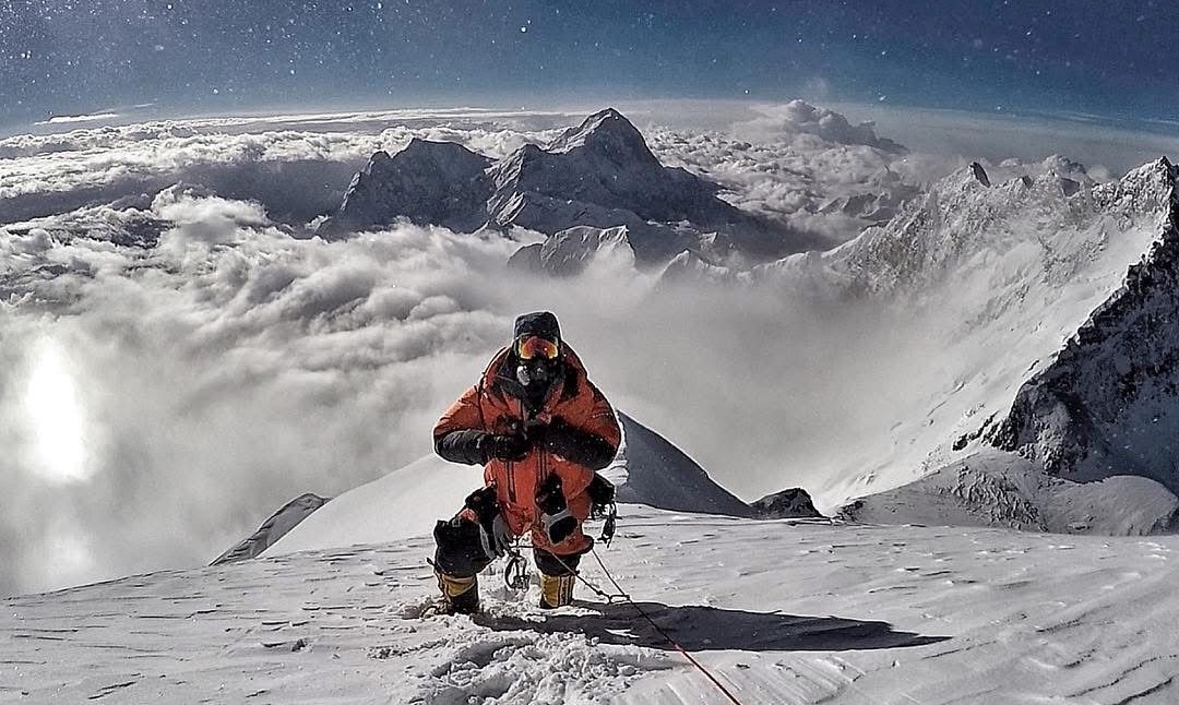 NIMSDAI during his 14 Peaks 