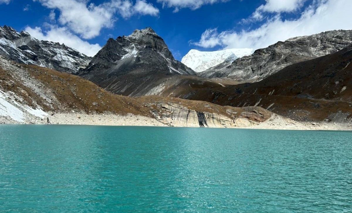oligotrophic lakes in Nepal's Sagarmatha National Park Gokyo Lake