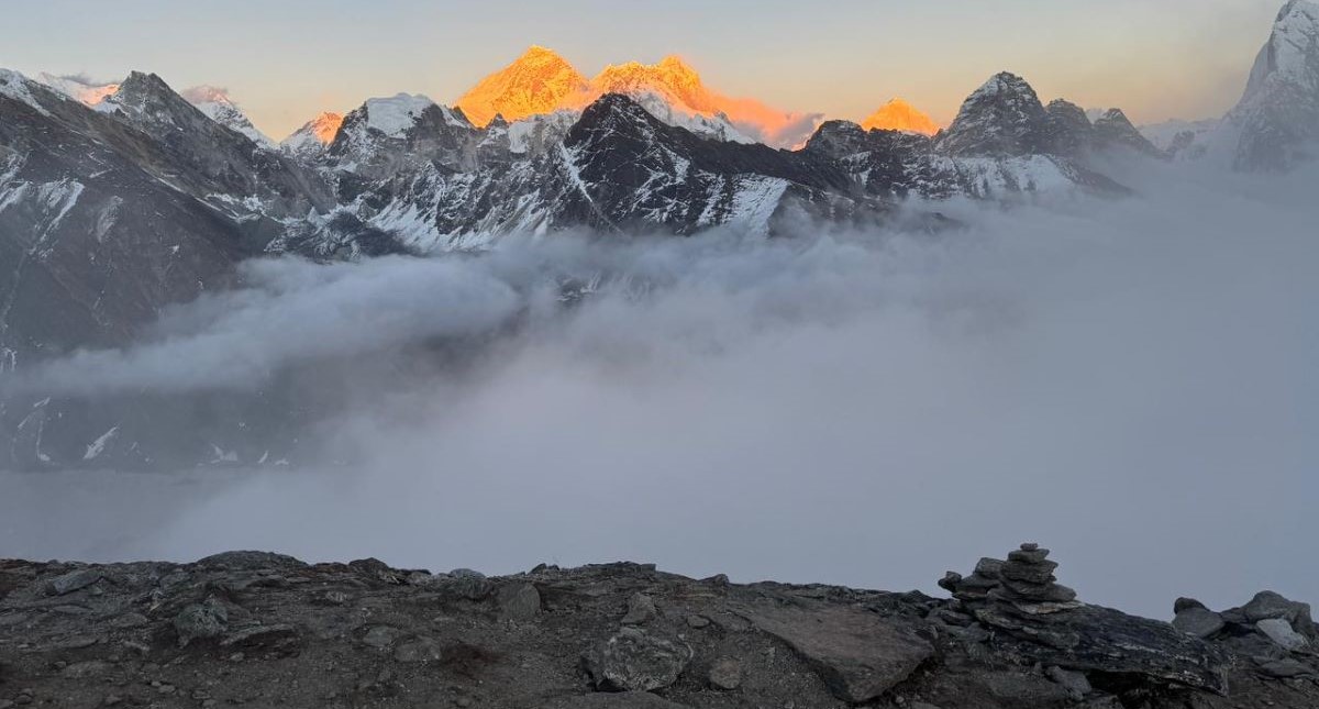 Stunning Everest Himalayan Range from Gokyo Ri 5357m