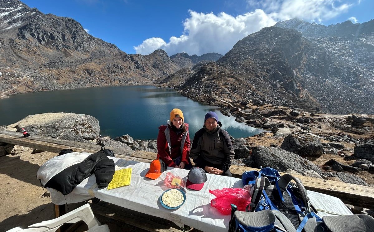 Gosaikunda Lake during Langtang Gosaikunda Trek