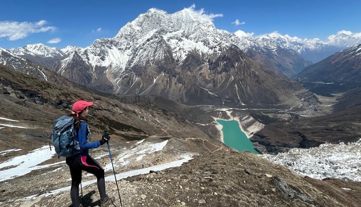 Birendra Lake View during 13 Days Trekking to Manaslu Circuit