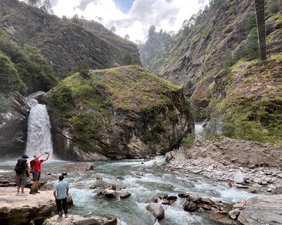 Swimming Spot on the way to Larke La Pass 5106m
