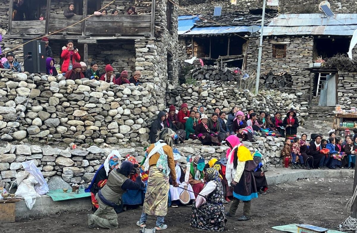 Festival time in Manaslu Region