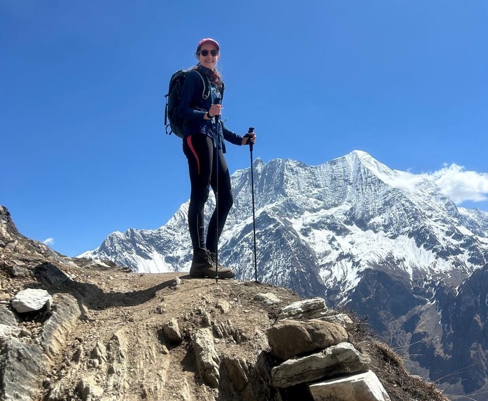 Standing Over Manaslu Base Camp 4800m